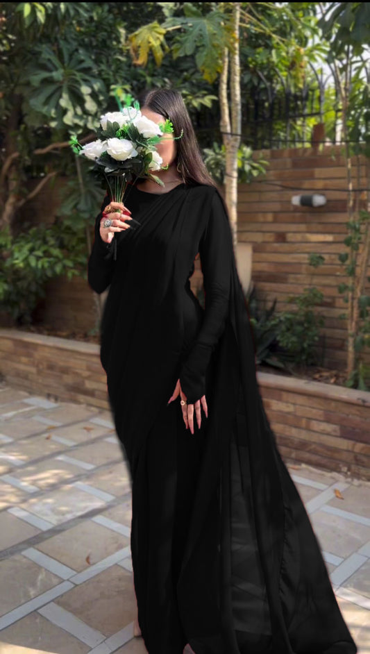 Noor-E-Jahan Chiffon Saree