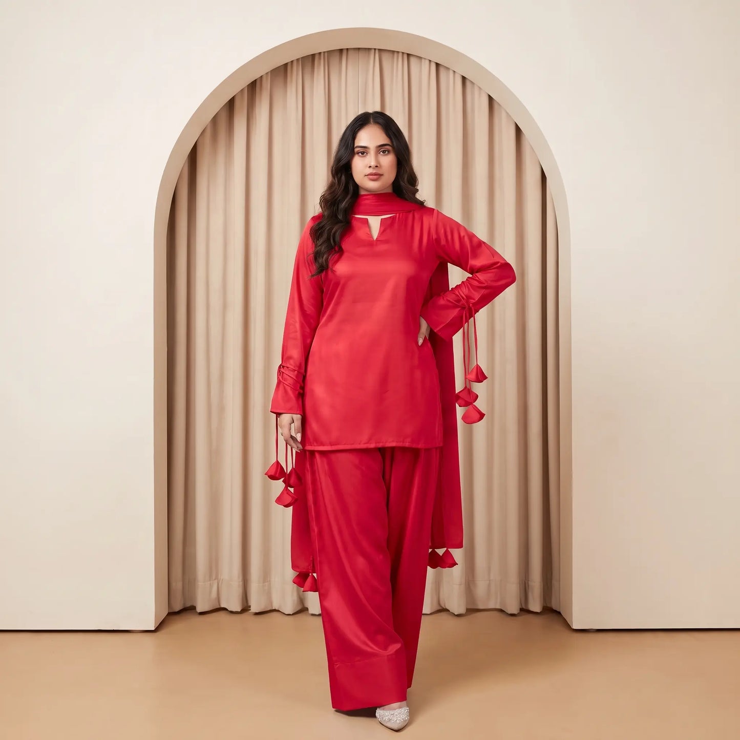 Pankhuri Farshi Suit Set - 3 Piece
