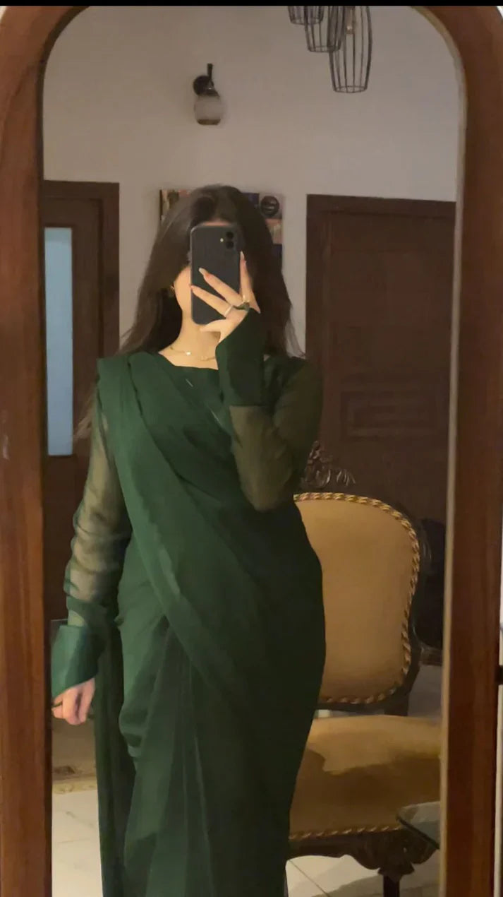 Noor-E-Jahan Chiffon Saree