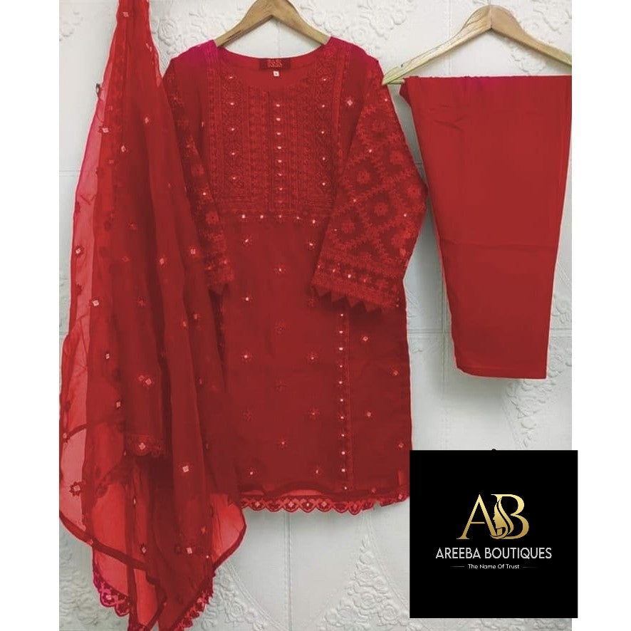 Pearls Organza 3 Pcs