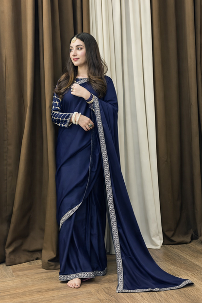 Afshee Heavy Embroidered Saree