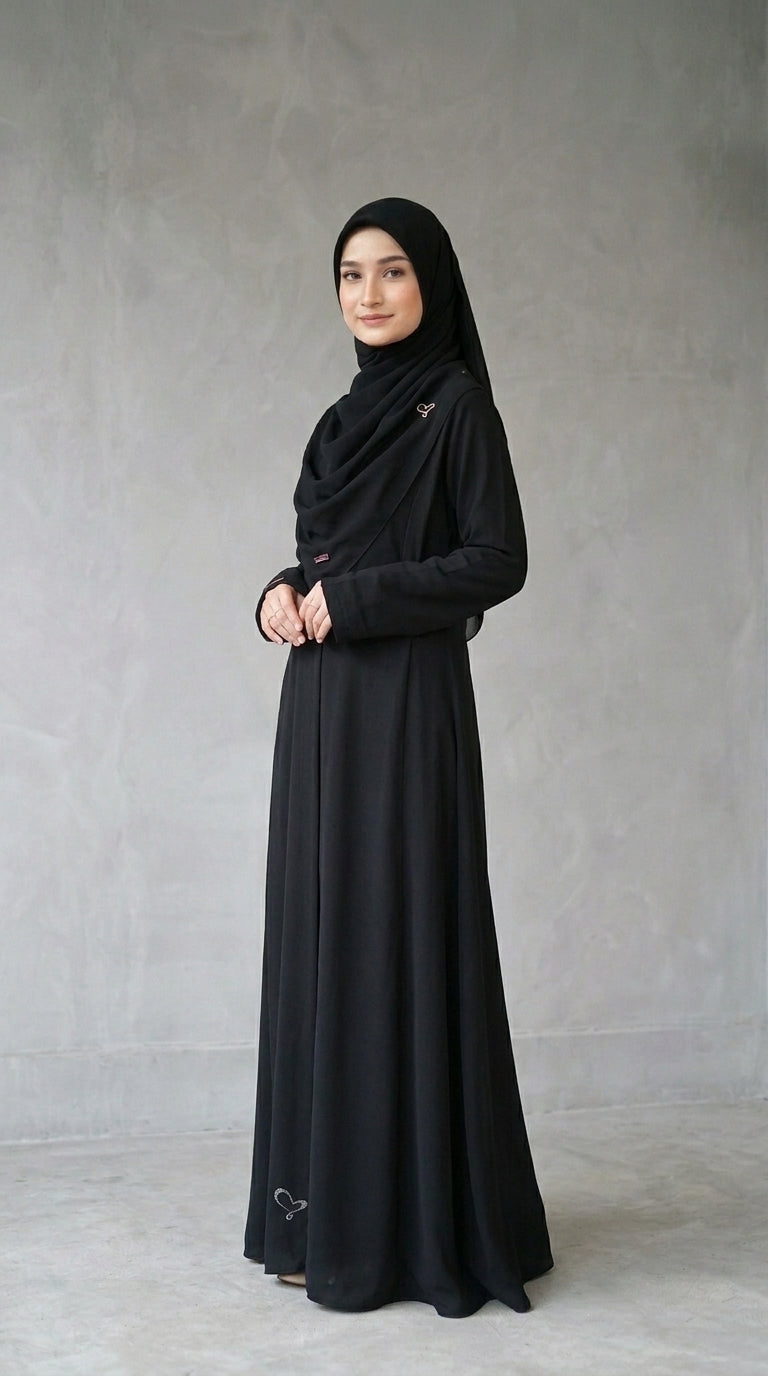 Asma Abaya With Stoller