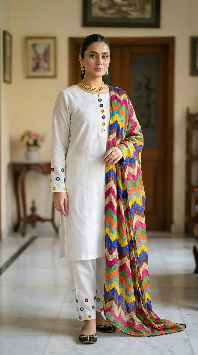Trending Multi Mirror Cotton 3 Pcs