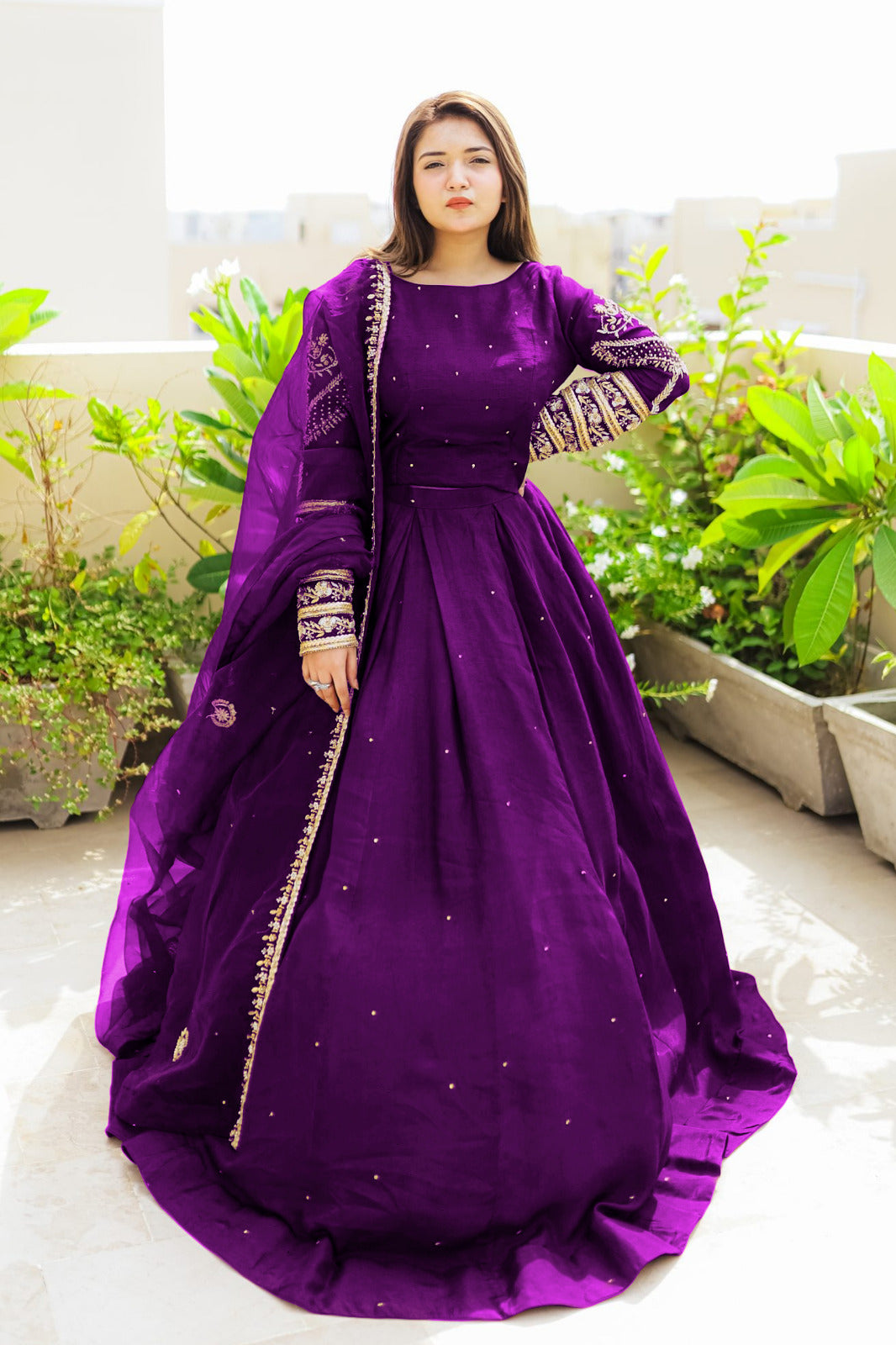 Shirt Skirt And Dupatta 3 Pcs