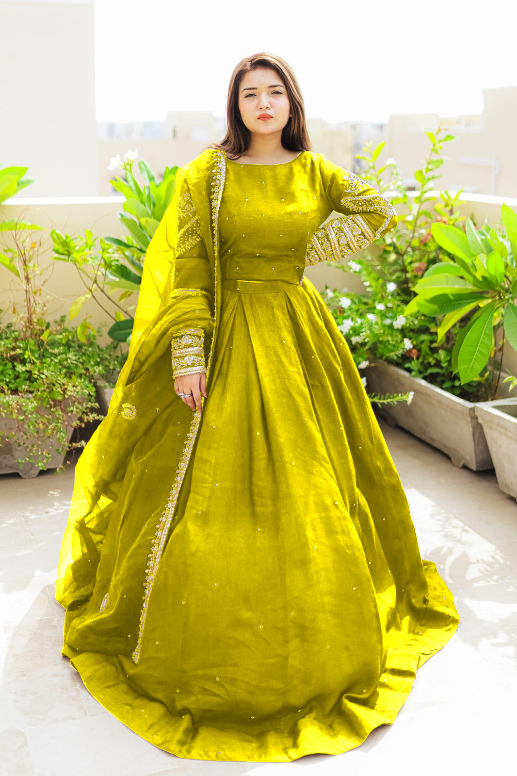 Shirt Skirt And Dupatta 3 Pcs