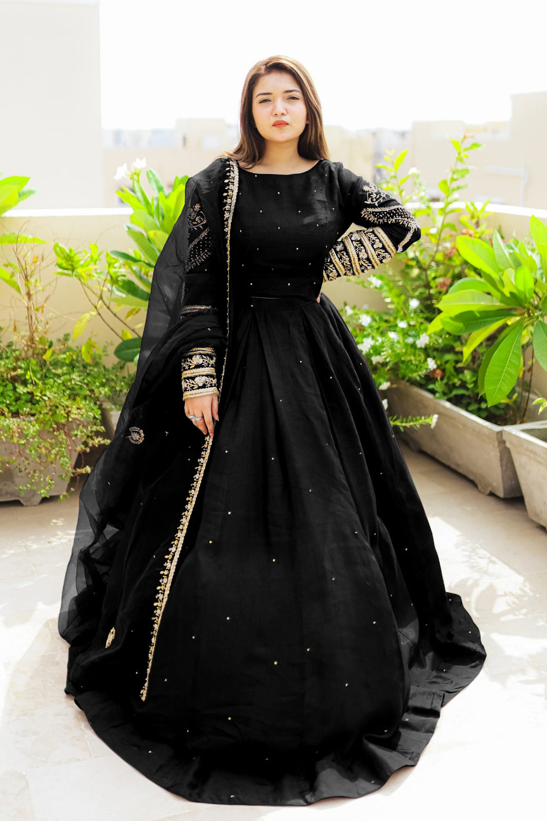 Shirt Skirt And Dupatta 3 Pcs