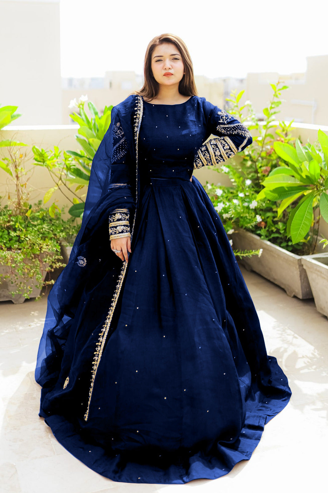 Shirt Skirt And Dupatta 3 Pcs