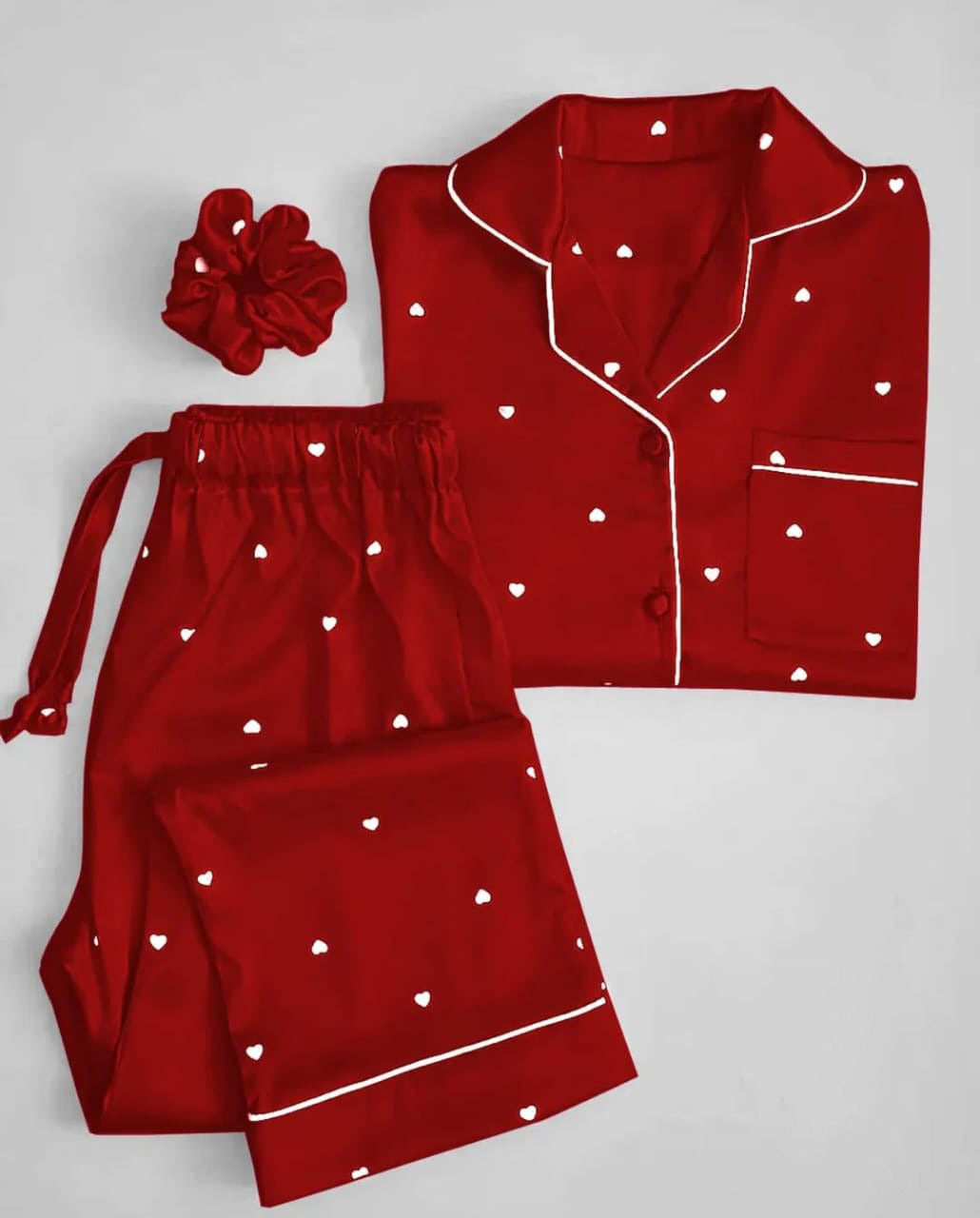HEART NIGHT SUIT