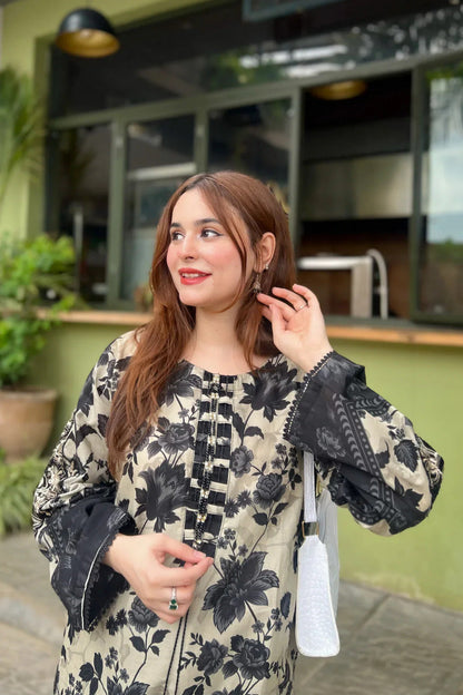 Noor-e-Bahar Lawn Cordset 3 Pcs