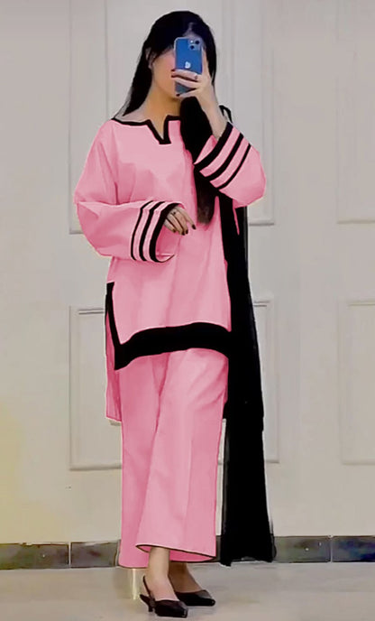 Nazakat Cotton Cord-set 3 peice