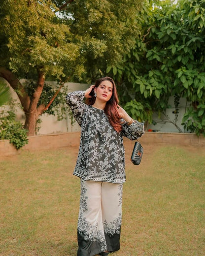 Midnight Flora Cord-Set 2 Peice