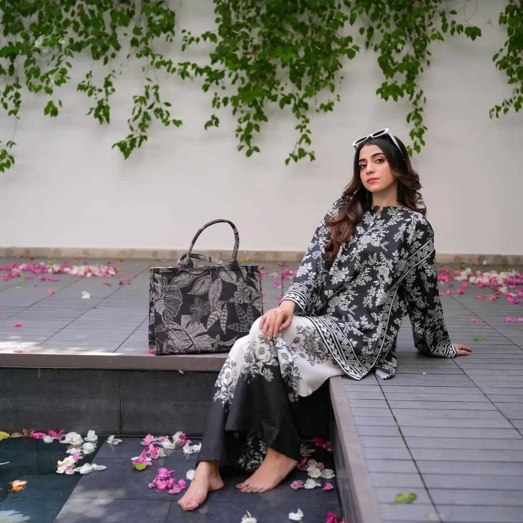 Midnight Flora Cord-Set 2 Peice