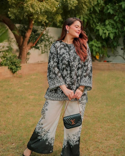 Midnight Flora Cord-Set 2 Peice