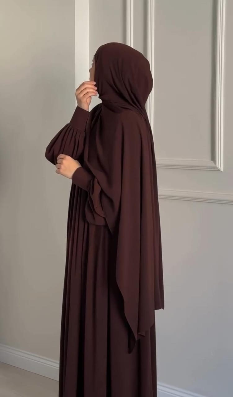 Brown Abaya With Stoller