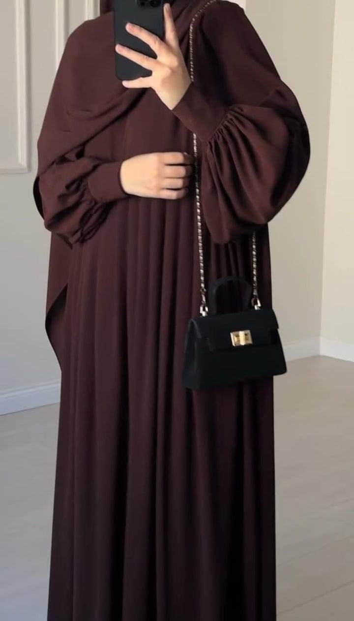 Brown Abaya With Stoller