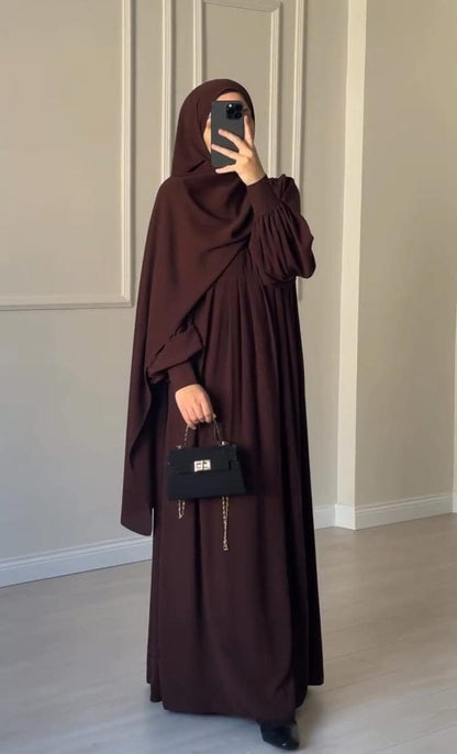Brown Abaya With Stoller