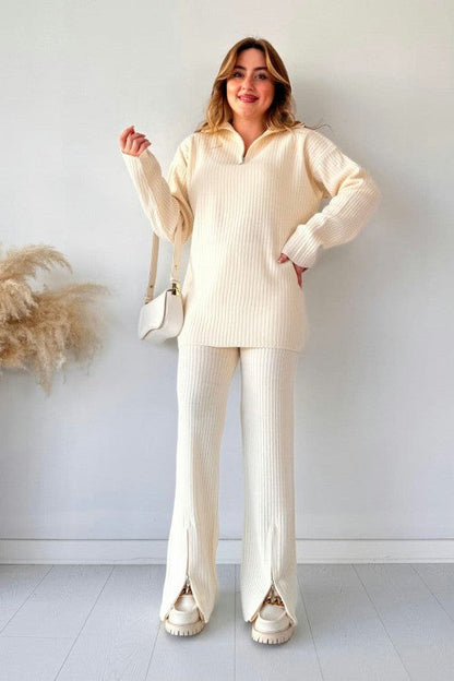 Highneck Zipper Winter Tracksuit