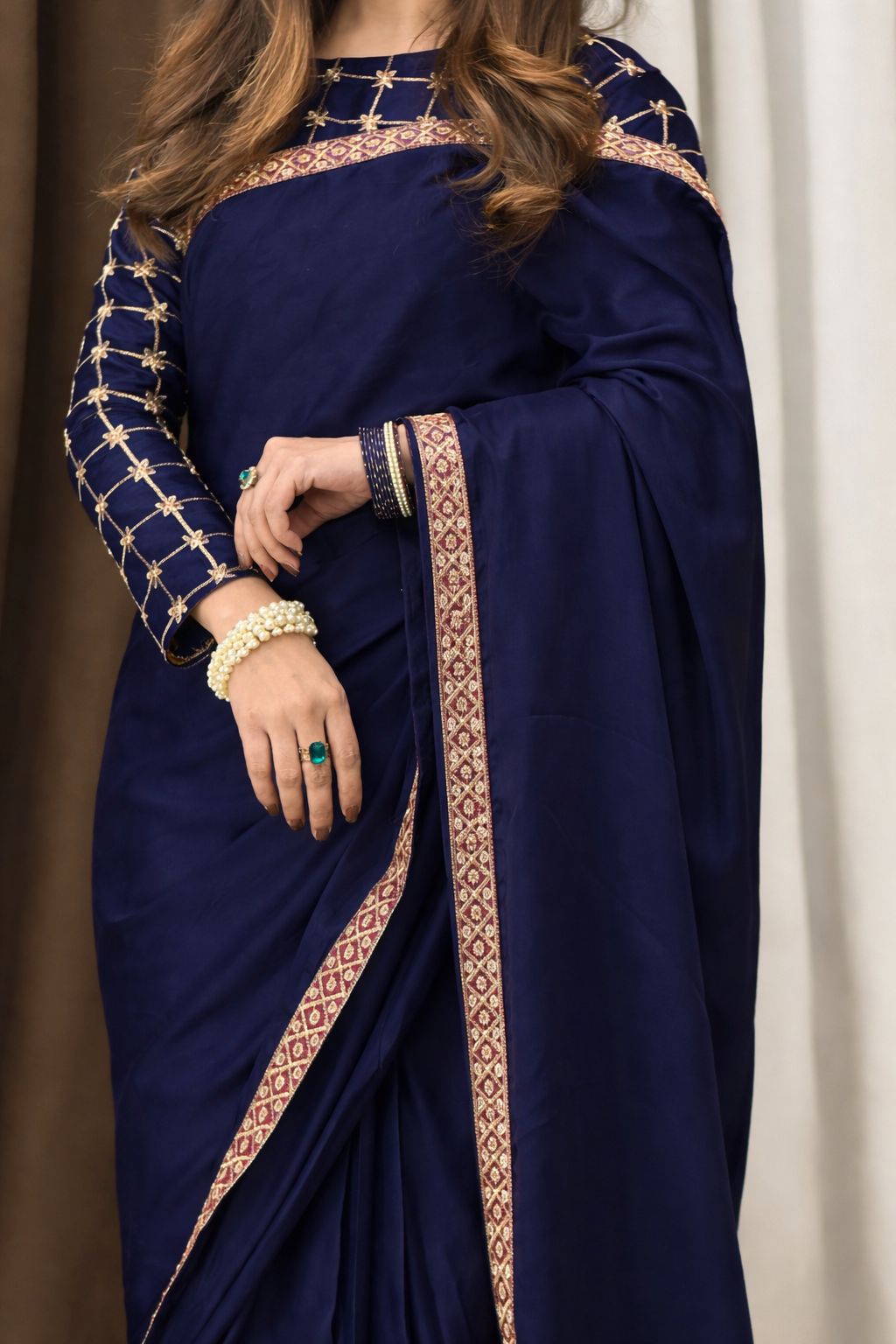 Afshee Heavy Embroidered Saree