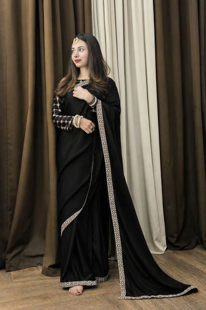 Afshee Heavy Embroidered Saree