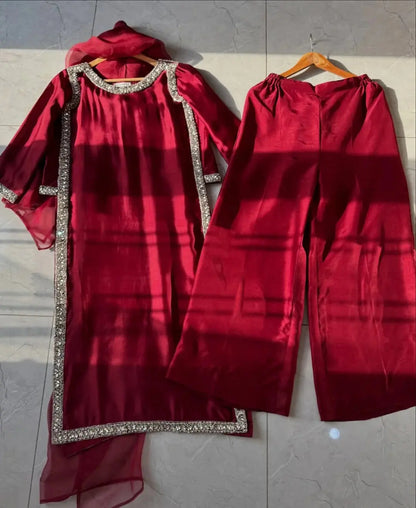 Ziya Pure Silk 3 Peice