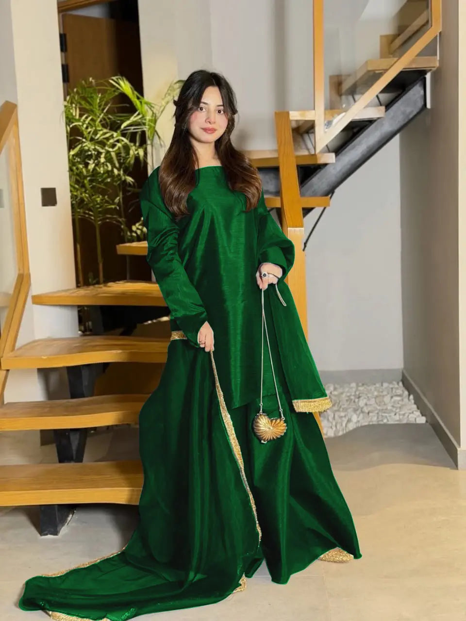 Aatish Silk 3 Peice