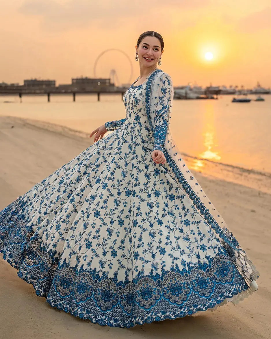 Viral Hania Amir Digital Print Maxi 3 peice