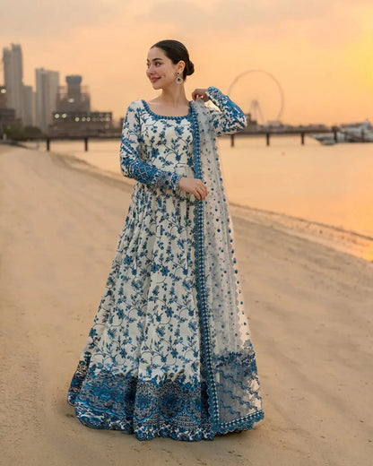 Viral Hania Amir Digital Print Maxi 3 peice