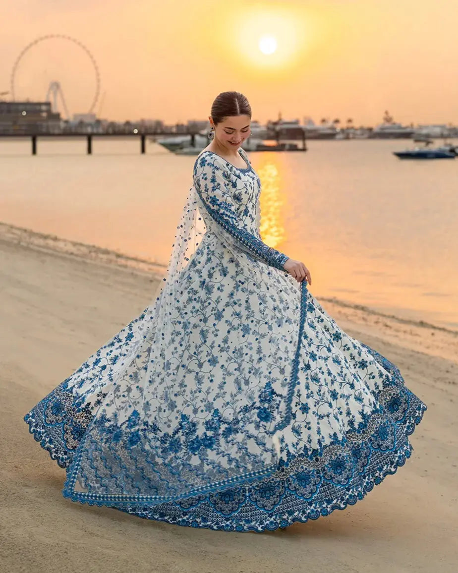 Viral Hania Amir Digital Print Maxi 3 peice