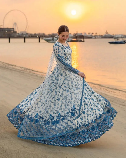 Viral Hania Amir Digital Print Maxi 3 peice