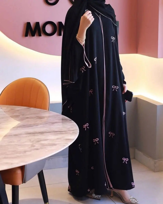 Trending Bow Abaya With Stoller