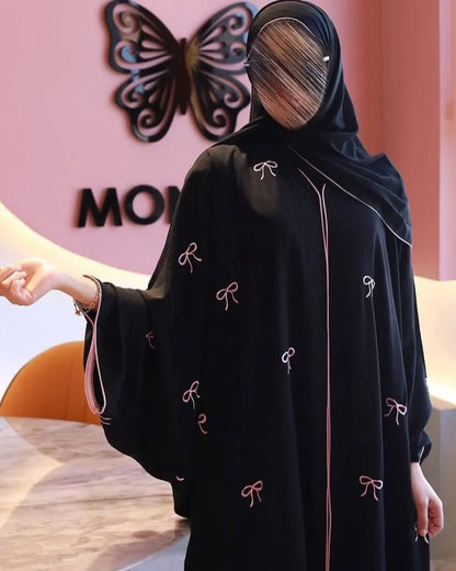 Trending Bow Abaya With Stoller