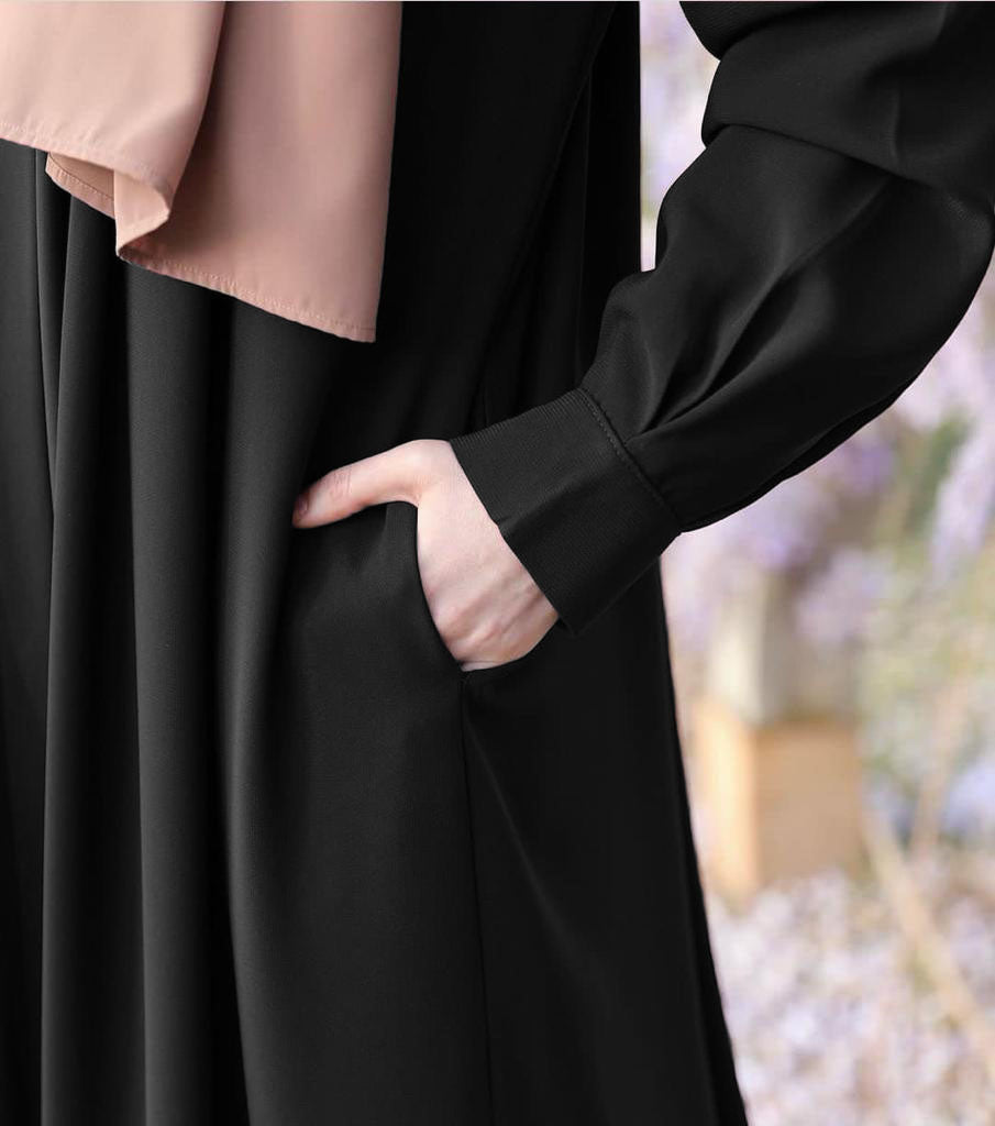 Mehrab Abaya With Belt