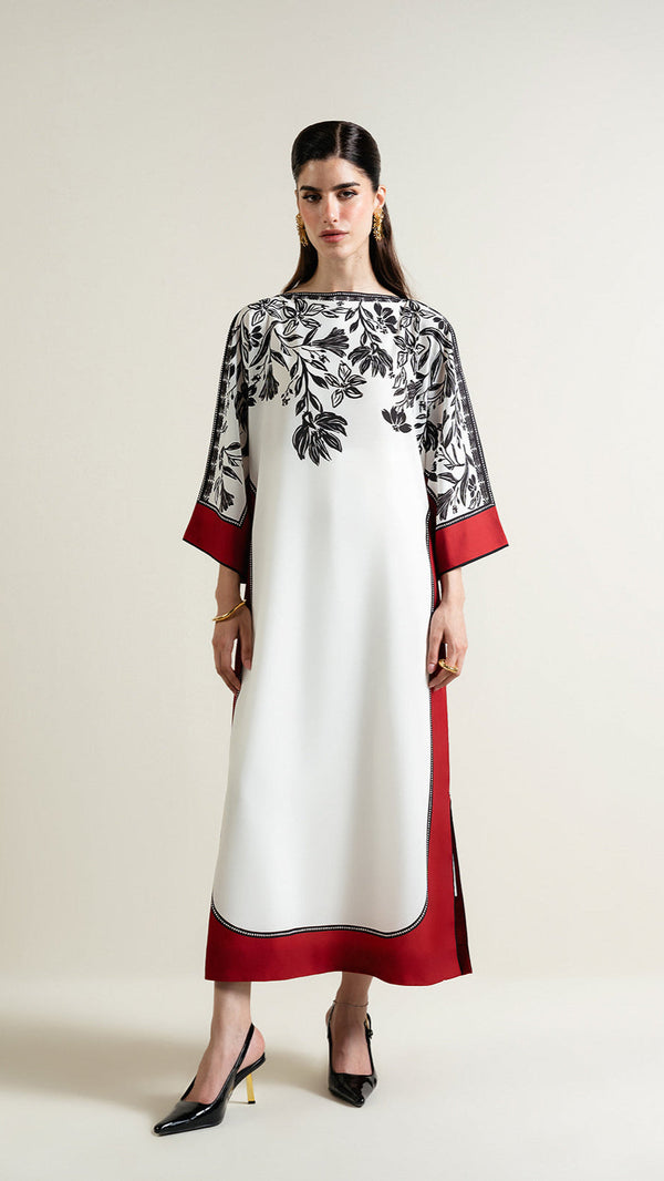 Salwa Long Suit With Dupatta And Trouser