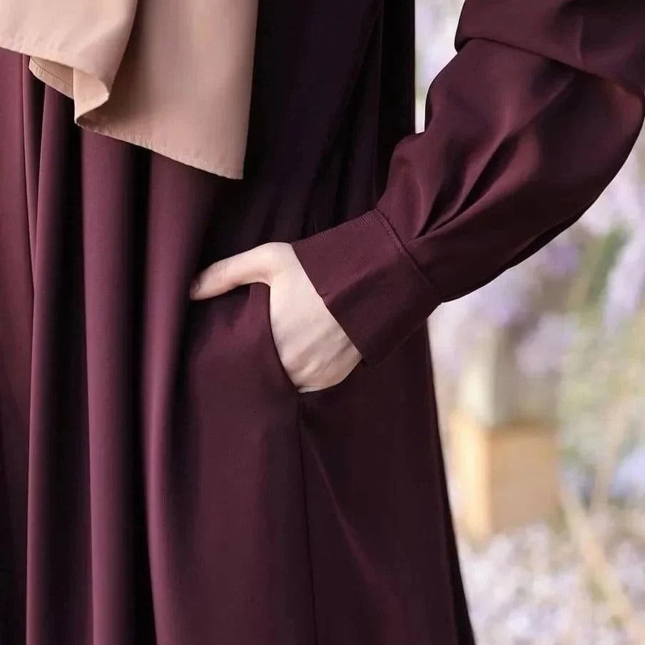 Mehrab Abaya With Belt