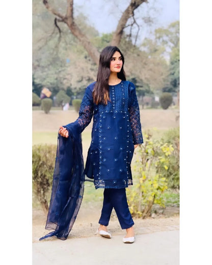 Pearls Organza 3 Pcs